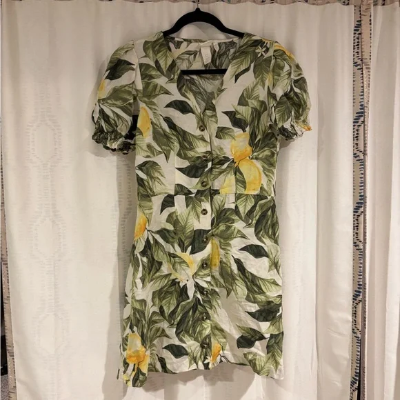 H&M Lemon Print Dress - Picture 1 of 5